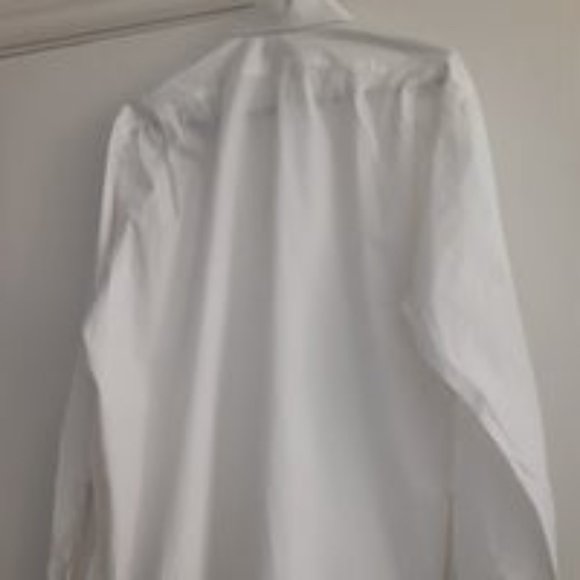 Burberry men's white dress shirt size 16 1/2 - 35 - Picture 2 of 8
